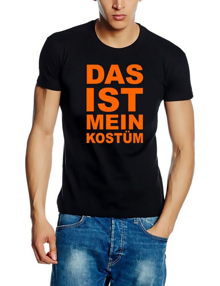 coole-fun-t-shirts Print-Shirt DAS IST MEIN KOSTÜM T-Shirt Karneval Fasching Fassnacht von coole-fun-t-shirts