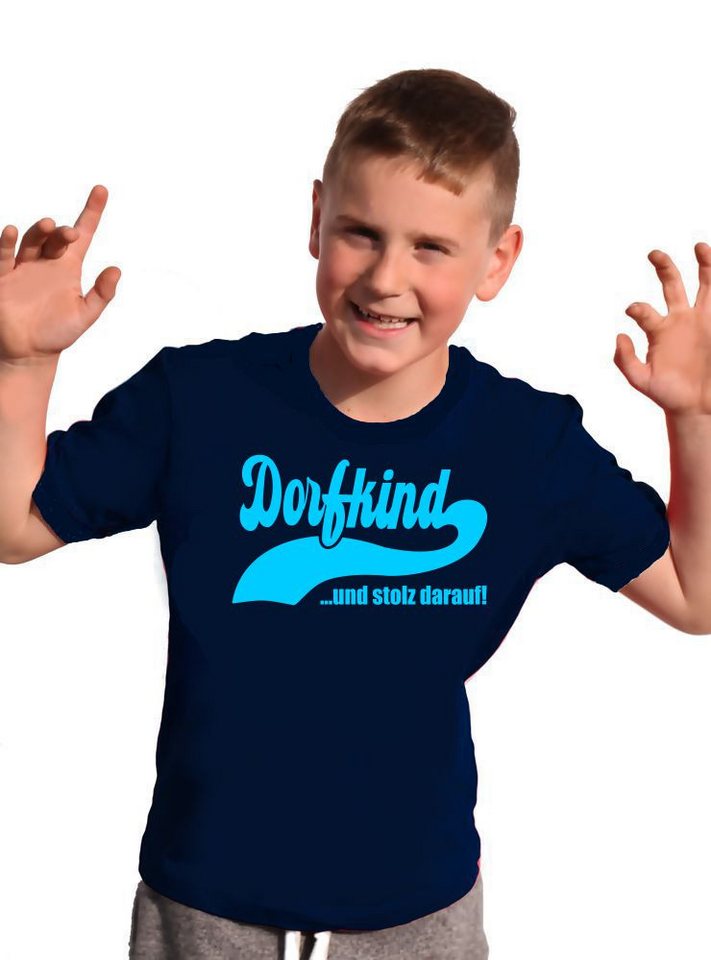 coole-fun-t-shirts Print-Shirt DORFKIND und stolz darauf ! T-Shirt Kinder + Erwachsene von coole-fun-t-shirts