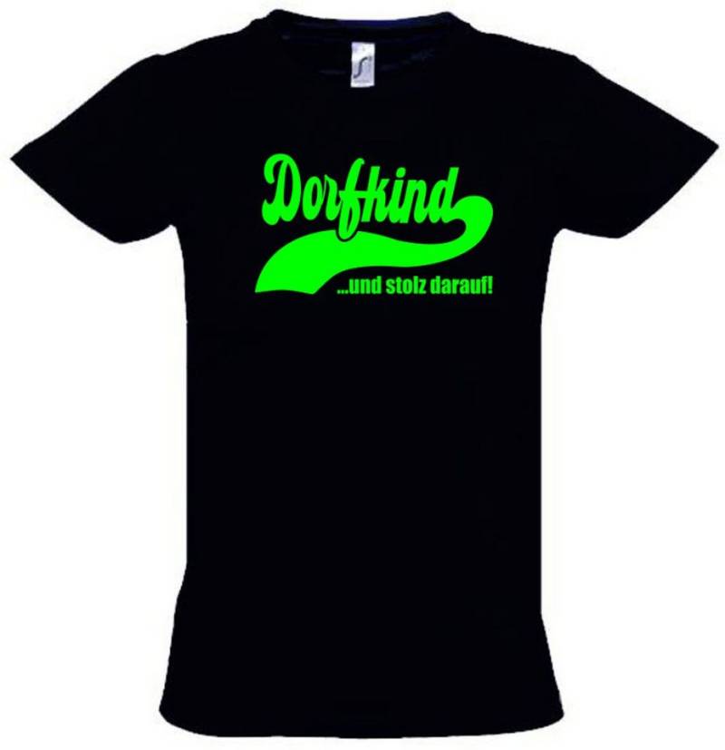 coole-fun-t-shirts Print-Shirt DORFKIND und stolz darauf ! T-Shirt Kinder + Erwachsene von coole-fun-t-shirts