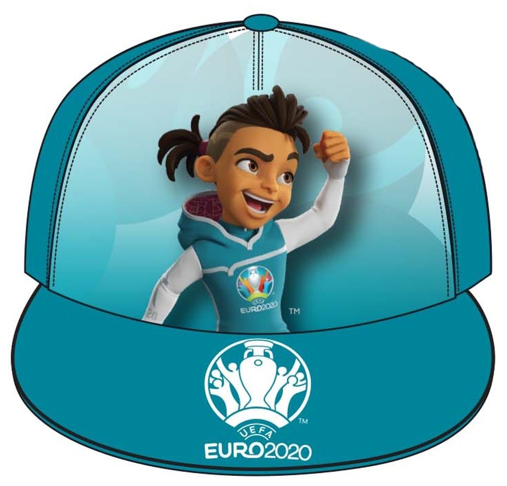 coole-fun-t-shirts Schirmmütze EURO 2020 / 2021 Kinder Basecap Schirmmütze Fußball von coole-fun-t-shirts