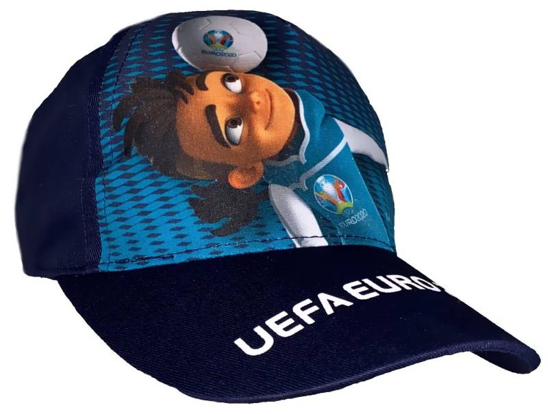 coole-fun-t-shirts Schirmmütze EURO 2020 / 2021 Kinder Basecap Schirmmütze Fußball von coole-fun-t-shirts