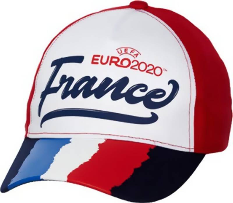 coole-fun-t-shirts Schirmmütze FRANKREICH Kinder Basecap Schirmmütze Fußball EM Europameisterschaft FRANCE Base und Snapback Jungen + Mädchen für Kita, Schule, Einschulung Gr.52 + 54 von coole-fun-t-shirts