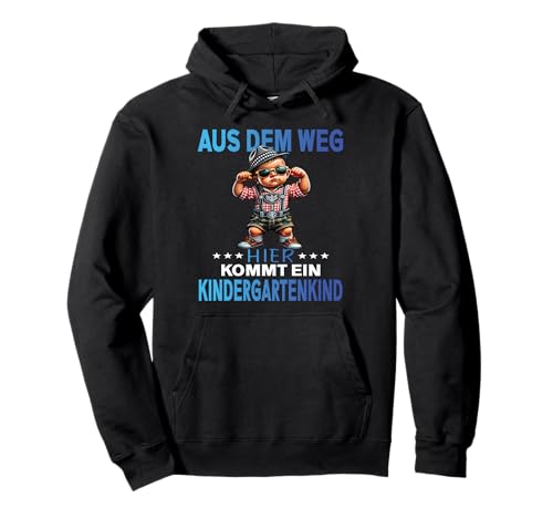 Kindergartenkind 2025 Kita Start Kindergarten Jungs Lausbua Pullover Hoodie von cooler Dino Kindergarten Kindergartentüte Jungen