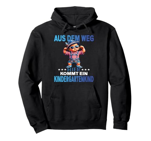 Kindergartenkind 2025 Kita Start Kindergarten Jungs Lausbua Pullover Hoodie von cooler Dino Kindergarten Kindergartentüte Jungen