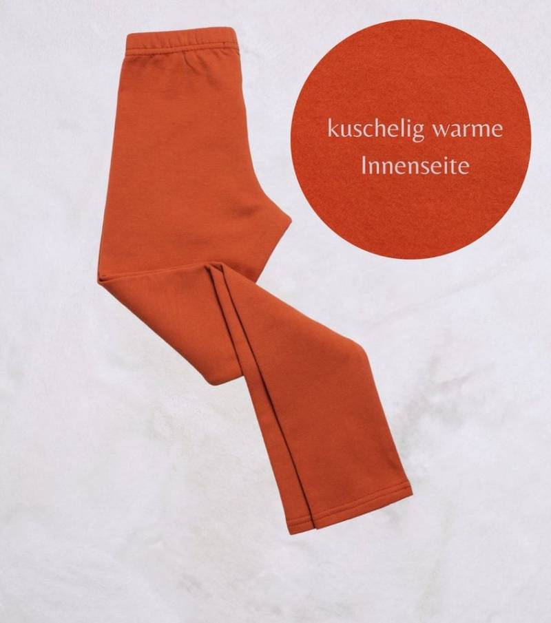 coolismo Thermoleggings Mädchen Leggings Winter Warm Thermo Hosen Kinder unifarben Baumwolle, Made in Europa von coolismo