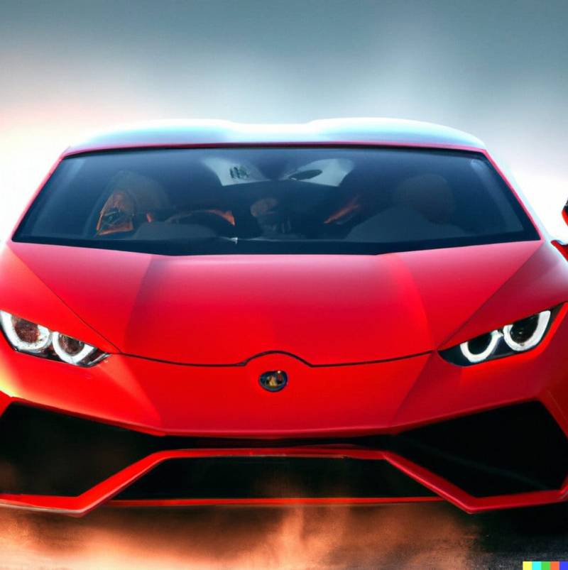 Rotes Auto Rotes Auto von coolsummertshirt