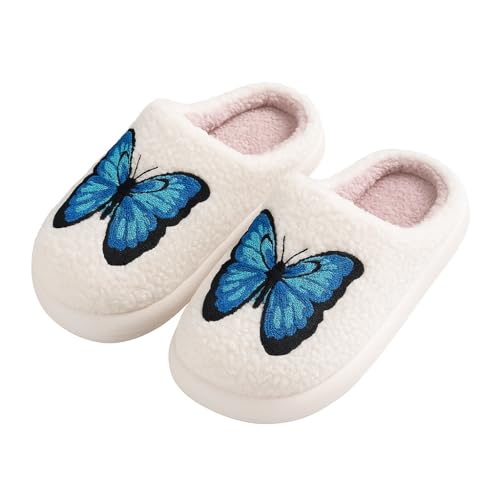 corimori Hausschuhe mit netten Motiven 09 Schmetterling,EU 36-37 (Etikett CN 38-39) von corimori