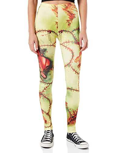 cosey - Bedruckte Bunte Halloween Leggins (Einheitsgröße) - Design Zombie von cosey