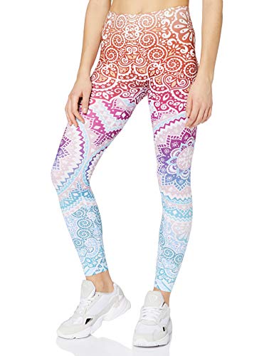 cosey - Bunte Bedruckte Mandala-Leggings (Einheitsgröße) - Design Aztec Mandala von cosey