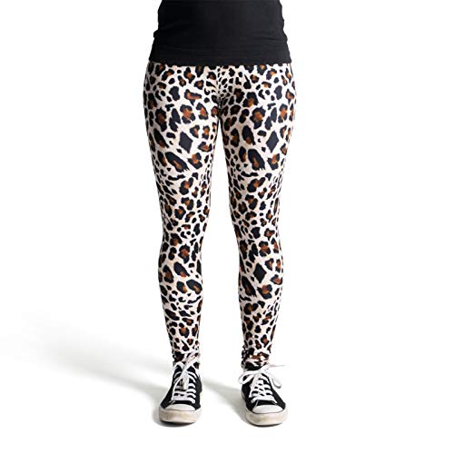 cosey - Leo Line Leggings - Animalprint (Einheitsgröße) - Design D03 von cosey