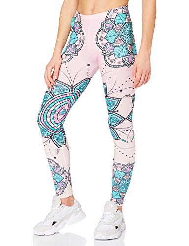 cosey - Bunte Bedruckte Mandala-Leggings (Einheitsgröße) - Design Mandala Blume von cosey