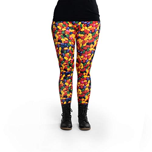 cosey - Bunte Bedruckte Motiv-Leggings (Einheitsgröße) - Design Sweets von cosey