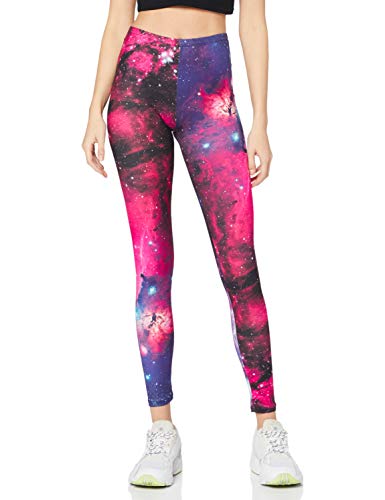 cosey - Bedruckte Bunte Leggins (Einheitsgröße) Verschiedene Leggings Designs, Galaxy, Einheitsgröße von cosey