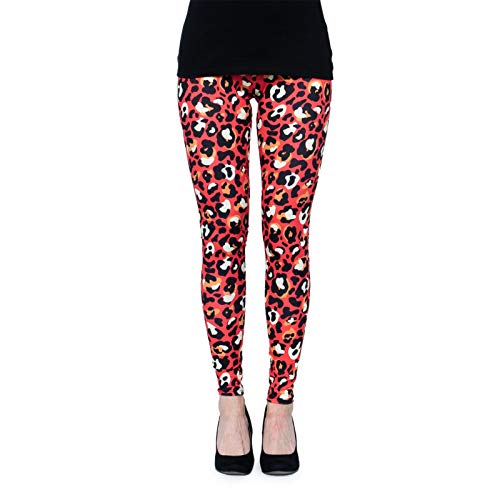 cosey - Leo Line Leggings - Animalprint (Einheitsgröße) - Design D09 von cosey