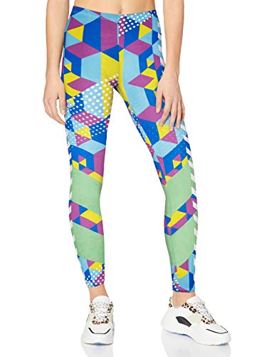 cosey - Neon Line Leggings (Einheitsgröße) - Design Neon Cubic von cosey