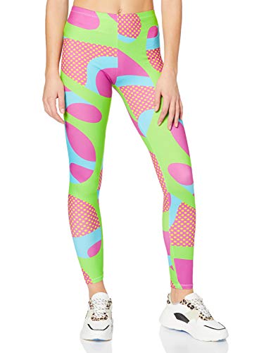 cosey - Neon Line Leggings (Einheitsgröße) - Design Neon Squiggle von cosey