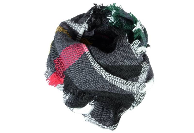 cosey Loop Bunter Schal (Loop-Schal), XL Größe in verschiedenen Farben von cosey