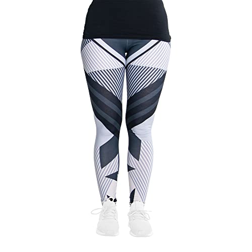 cosey Sports Line - Yoga und Fitness-Leggings - Verschiedene Designs (High-Waist, High-Waist - Workout Stripes & Lines) von cosey