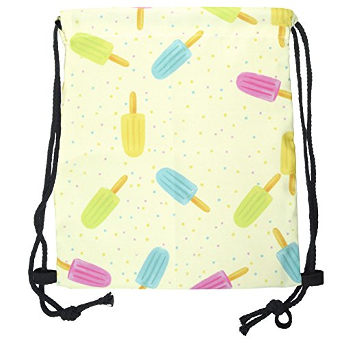 cosey - Turnbeutel mit Allover-Print - EIS am Stiel Design von cosey