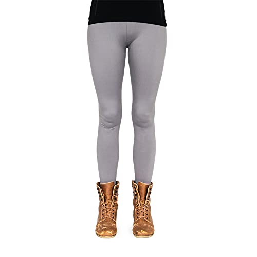 cosey - einfarbige Leggings (Einheitsgröße) - Design Solid Grey von cosey