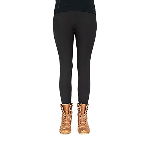 cosey - einfarbige Leggings (Einheitsgröße) - Design Schwarz von cosey