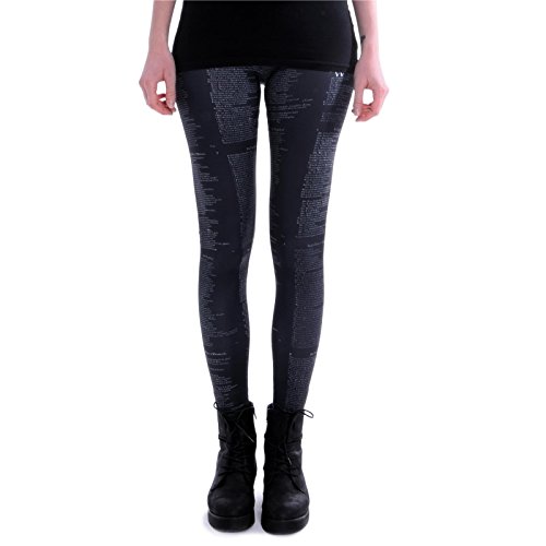 cosey - Bedruckte Bunte Leggins (Einheitsgröße) Verschiedene Leggings Designs, Hamlet, Einheitsgröße von cosey