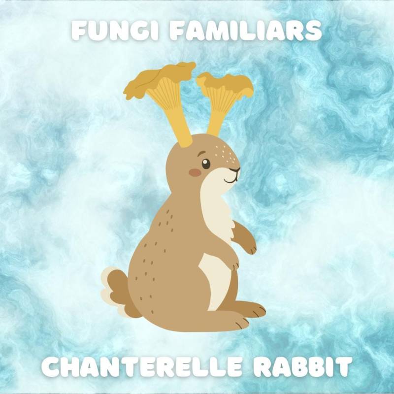 Fungi Familie - Hase Pin Sommer Oder Winter von cosmicwildsdesigns