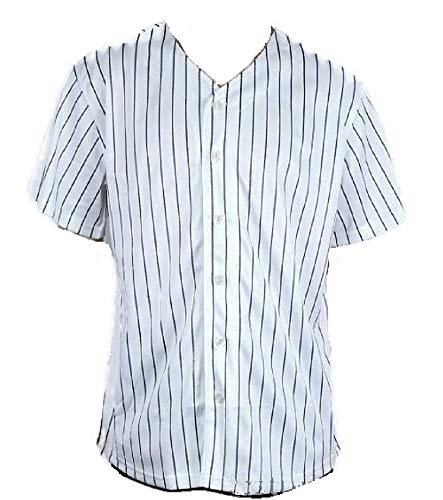 costumebase Furies Style gestreiftes Baseball Jersey Shirt Kostüm T-Shirt (Medium) von costumebase