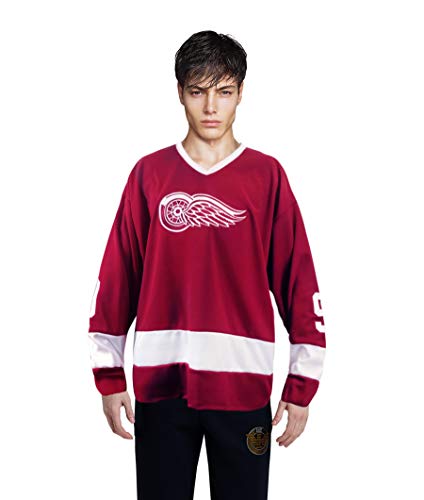 thecostumebase Howe Eishockey Trikot Ferris Bueller Ruhetag Kostüm Replica Shirt (Medium) Rot von costumebase