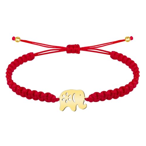 Armband mit Symbolen aus Edelstahl, Glücksbringer und Glücksbringer, Amulette gegen den bösen Blick, Damenarmband, originelles Geschenk., Einheitsgröße, Edelstahl, Kein Edelstein von cotigo