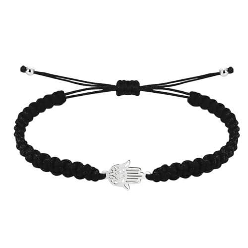 Armband mit Symbolen aus Edelstahl, Glücksbringer und Glücksbringer, Amulette gegen den bösen Blick, Damenarmband, originelles Geschenk., Einheitsgröße, Edelstahl, Kein Edelstein Armband mit Symbolen aus Edelstahl, Glücksbringer und Glücksbringer, Amulette gegen den bösen Blick, Damenarmband, originelles Geschenk., Einheitsgröße, Edelstahl, Kein Edelstein von cotigo