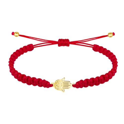 Armband mit Symbolen aus Edelstahl, Glücksbringer und Glücksbringer, Amulette gegen den bösen Blick, Damenarmband, originelles Geschenk., Einheitsgröße, Edelstahl, Kein Edelstein von cotigo