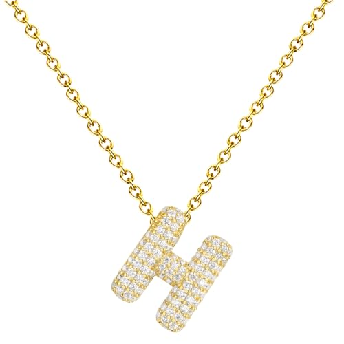 cotigo Buchstaben-Halskette mit Zirkonia, Anhänger für Damen, Edelstahl, mit Bedeutungskarte und Geschenkbox, personalisierter Schmuck, Geschenk für Damen, Mutter, Freundin, Tochter, Mediano-largo cotigo Buchstaben-Halskette mit Zirkonia, Anhänger für Damen, Edelstahl, mit Bedeutungskarte und Geschenkbox, personalisierter Schmuck, Geschenk für Damen, Mutter, Freundin, Tochter, Mediano-largo von cotigo