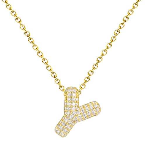 cotigo Buchstaben-Halskette mit Zirkonia, Anhänger für Damen, Edelstahl, mit Bedeutungskarte und Geschenkbox, personalisierter Schmuck, Geschenk für Damen, Mutter, Freundin, Tochter, Mediano-largo cotigo Buchstaben-Halskette mit Zirkonia, Anhänger für Damen, Edelstahl, mit Bedeutungskarte und Geschenkbox, personalisierter Schmuck, Geschenk für Damen, Mutter, Freundin, Tochter, Mediano-largo von cotigo