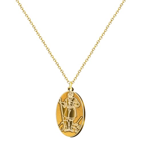 cotigo Halskette aus Edelstahl, Heilige aus Spanien, Katholisch, Religion, Patronin Spaniens, Muster Spanien, Religion, Geschenk für Damen, Geschenk für Oma., Mediano-largo, Edelstahl, Kein Edelstein cotigo Halskette aus Edelstahl, Heilige aus Spanien, Katholisch, Religion, Patronin Spaniens, Muster Spanien, Religion, Geschenk für Damen, Geschenk für Oma., Mediano-largo, Edelstahl, Kein Edelstein von cotigo