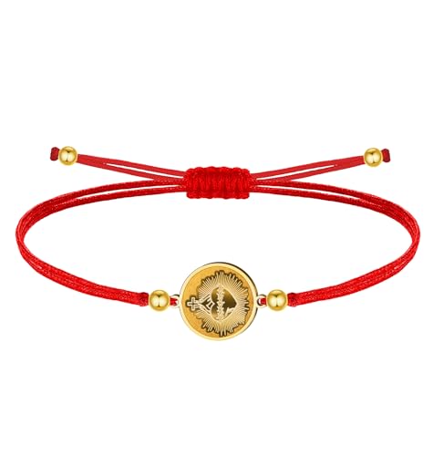 cotigo - Jungfrau-Armband, Heilige aus Spanien, christliches Armband, katholische Armbänder, Damenarmband, Herrenarmband, originelle Geschenke für Damen, Geschenk für Herren., Einheitsgröße, Edelstahl cotigo - Jungfrau-Armband, Heilige aus Spanien, christliches Armband, katholische Armbänder, Damenarmband, Herrenarmband, originelle Geschenke für Damen, Geschenk für Herren., Einheitsgröße, Edelstahl von cotigo