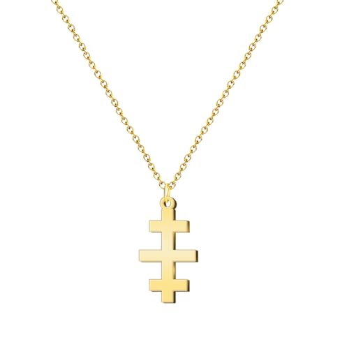 cotigo -Weltkreuze, Karawanenkreuz, lateinisches Kreuz, Halskette für Damen, Anhänger, Oma, Geschenk für Damen, Halskette Freundin, spiritueller Anhänger, Mediano, Edelstahl, Kein Edelstein cotigo -Weltkreuze, Karawanenkreuz, lateinisches Kreuz, Halskette für Damen, Anhänger, Oma, Geschenk für Damen, Halskette Freundin, spiritueller Anhänger, Mediano, Edelstahl, Kein Edelstein von cotigo