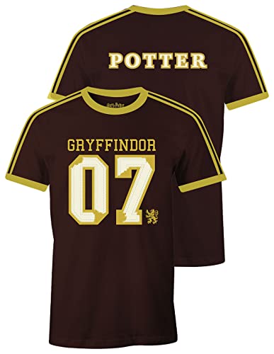 Harry Potter Herren T-Shirt Gryffindor Quidditch Sucher 07 Baumwolle rot - M von cotton division