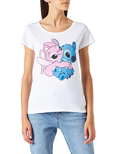 Disney Damen Wodlilots023 T-Shirt, weiß, M von Disney