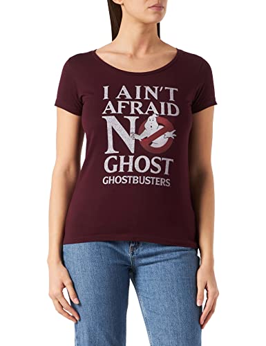 cotton division Damen Woghosdts016 T-Shirt, Bordeaux, Small von cotton division