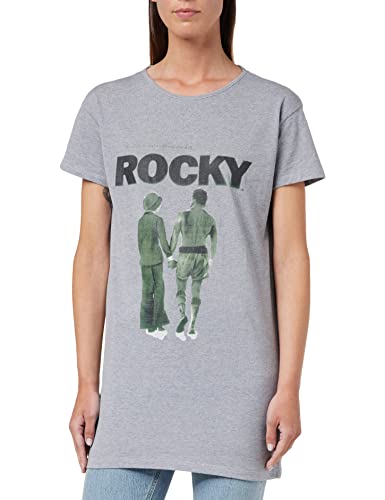 cotton division Damen Worockybt001 Nachthemd, Grau meliert, Large von cotton division