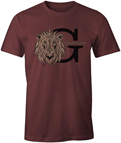 cotton division Herren MEHAPOMTS206 T-Shirt, Bordeaux, M von cotton division