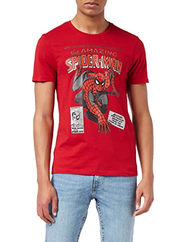 cotton division Herren MEMARCOTS100 T-Shirt, rot, S von cotton division