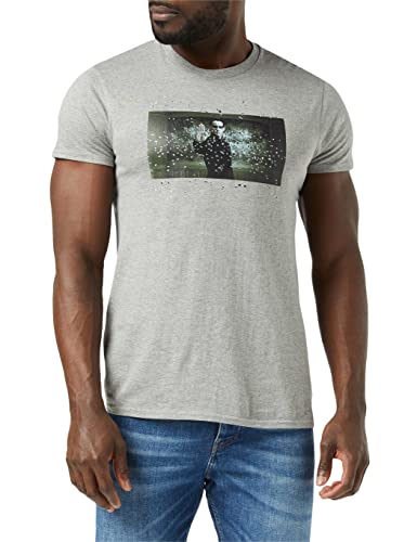 cotton division Herren MEMATRXTS010 t Shirt Damen, GRIS Melange, L von cotton division