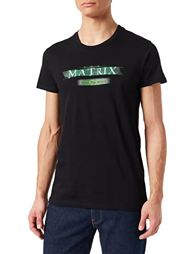 cotton division Herren MEMATRXTS019 t Shirt Damen, Noir, L von cotton division