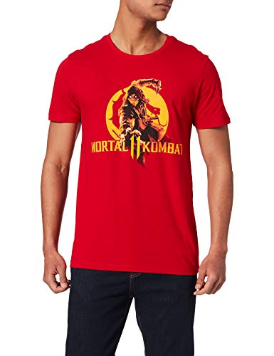 MORTAL COMBAT Herren Memokogts114 T-Shirt, rot, S von cotton division