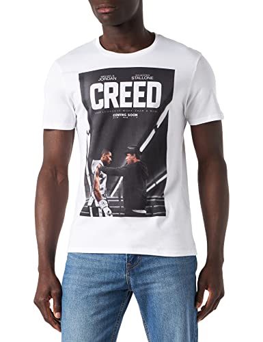 cotton division Herren Mecreedts004 T-Shirt, weiß, L von cotton division