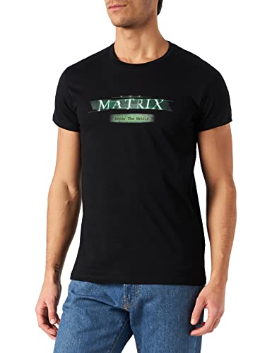 cotton division Herren Mematrxts007 T-Shirt, Noir, XL von cotton division