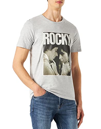 cotton division Herren Uxrockyts002 T-Shirt, Grau meliert, S von cotton division