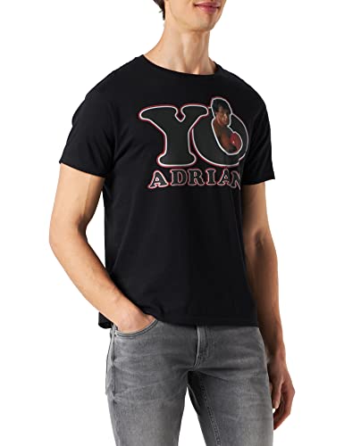 cotton division Herren Uxrockyts004 T-Shirt, Schwarz, L von cotton division